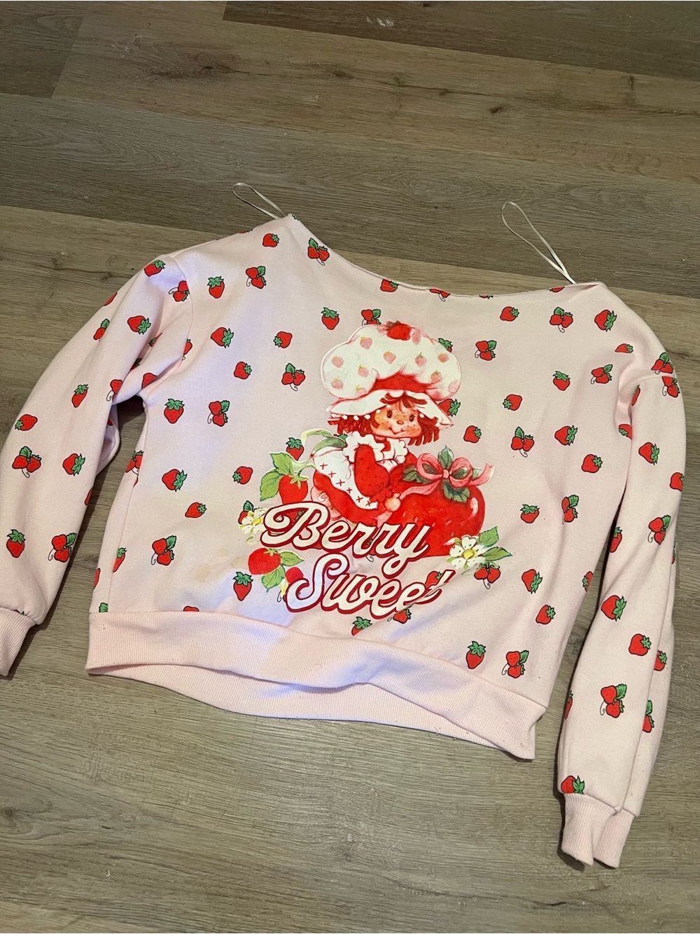 Pink 'Berry Sweet' Graphic Sweatshirt - Women's Crew Sweater